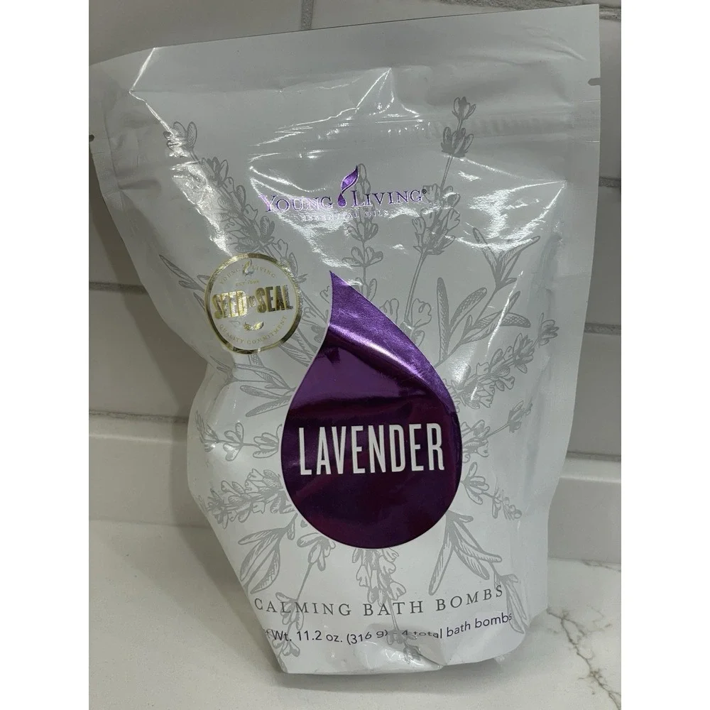 Young Living Essential Oils Lavender Calming Bath Bombs 3 Pack‎ New Aromatherapy